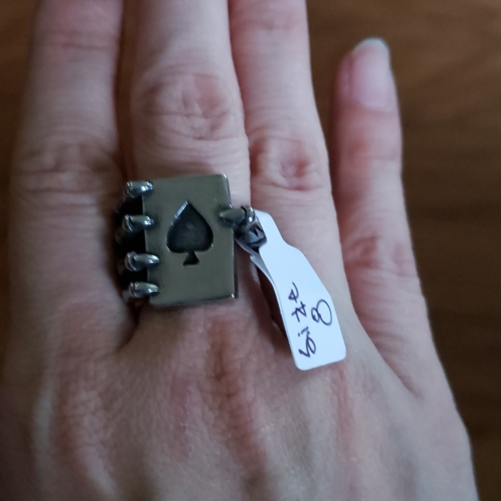 Stainless steel ring size 8 new